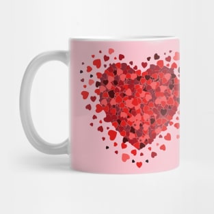 3D Hearts Valentines Day graphic,Valentines Day design For Woman,Heart ,Cute Valentine,Valentines Day Gift,Cheetah Valentines Mug